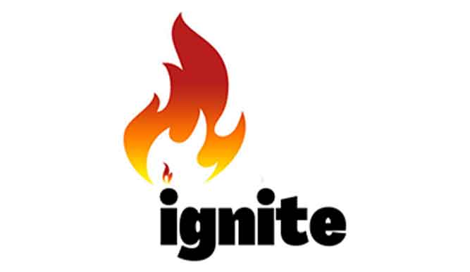 ignit flame shape logo