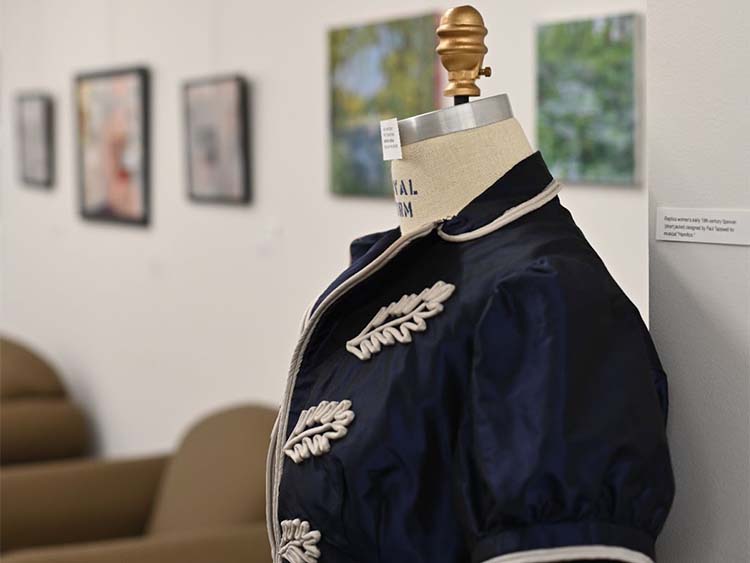 Image of students and faculty artwork