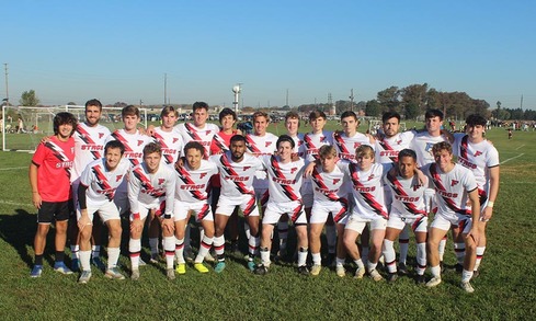 Group photo of Men's Soccer club team.