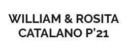 William and Rosita Catalano P’21