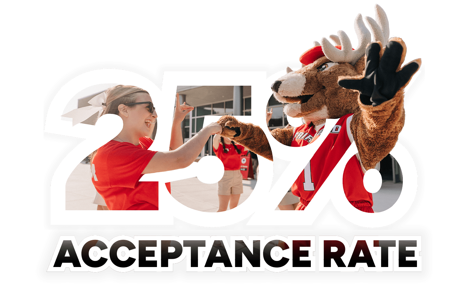 25% Admittance Rate